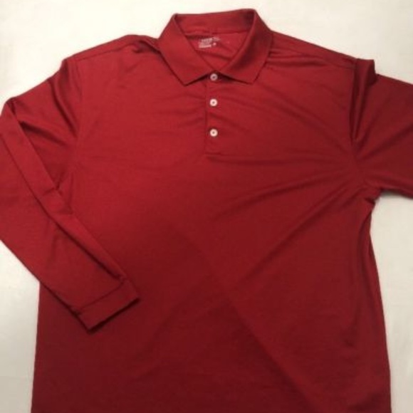 nike men's long sleeve golf polo